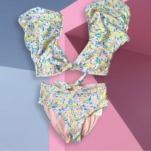 Gianni Bini Floral Bikini Swimwear Set